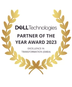 Dell Partner of the Year Award 2023 Excellence in transformation